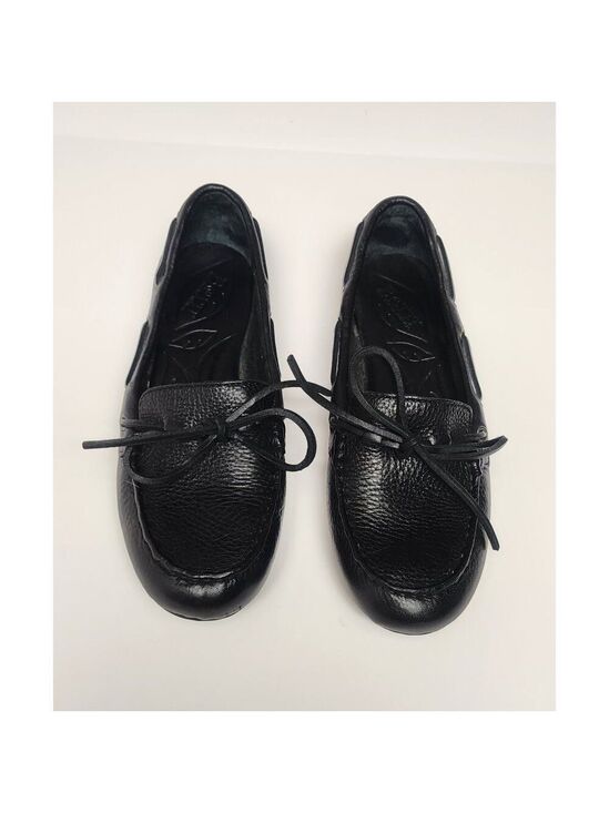 Born Shoes - Born Tamala Black Full Grain Boat Shoes B68903 - Size 6.5/37